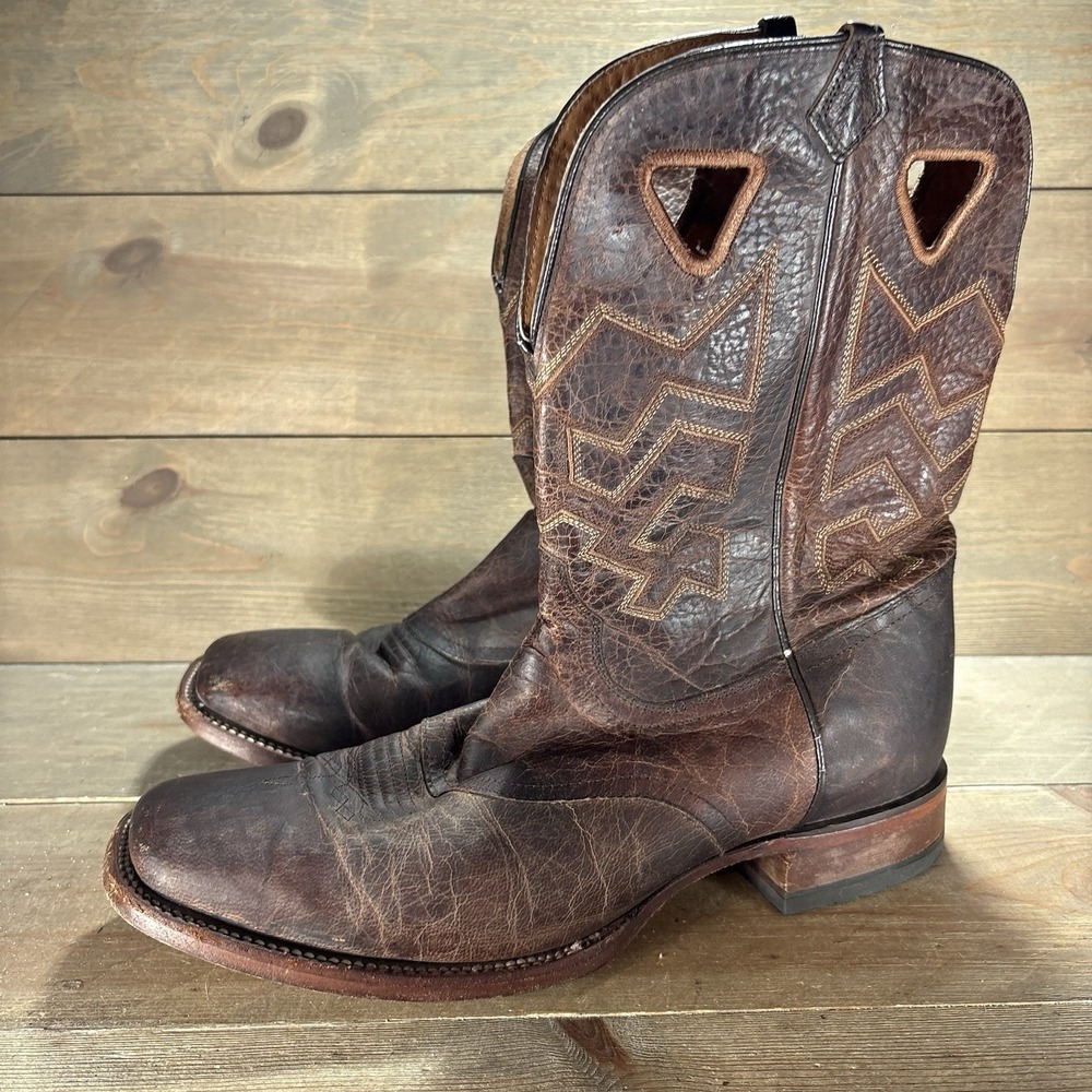 cody james mens size 12 shoes brown leather western cowboy boots